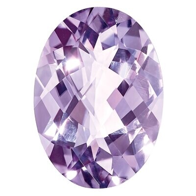 Rose De France 14X10mm Oval Checkerboard AA Quality Gemstone PQ-1410-OVX-AA, MPN: PQ-1410-OVX-AA,