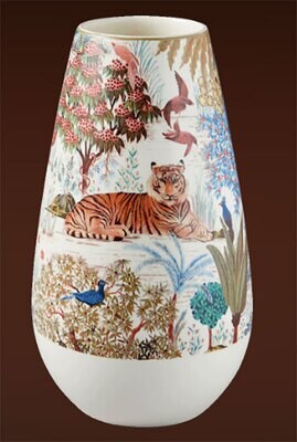 Gien Le Jardin Du Palais Contour Vase Medium 1853CBU300, MPN: 1853CBU300, 3660838021942