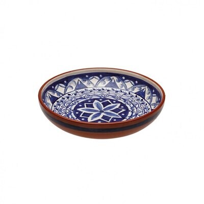 Casafina Alentejo Terracotta Indigo Large Salad Bowl F90-BW, MPN: F90-BW, 840289016176