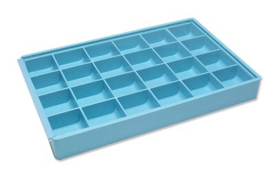 24 Compartment Plastic Tray with Slide JT2777, MPN: JT2777, 79376014348