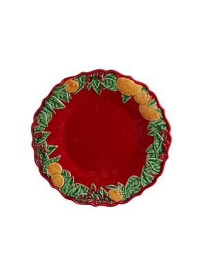 Bordallo Pinheiro Pinheiro Christmas Garland Dessert plate Decorated 65019413, MPN: 65019413, 56004…