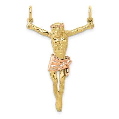 Two-Tone Rose Corpus Pendant 10k Gold 10C3711, MPN: 10C3711,