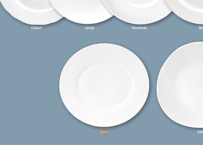 Deshoulieres Epure White Covered Soup Tureen SP-ER, MPN: SP-ER, 3104361367745