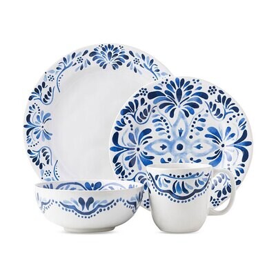 Juliska Iberian Journey Indigo 4 Piece Place Setting KI40X/046, MPN: KI40X/046, 810034834300