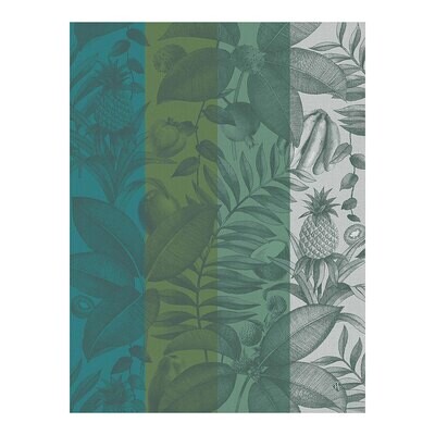 Le Jacquard Francais Tea Towel Fruits Exotiques Green 100% Cotton 27076 Set of 4, MPN: 27076, 36602…