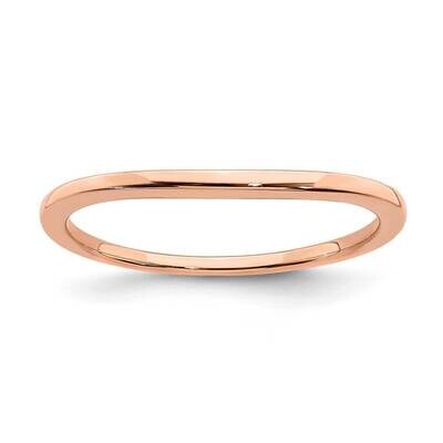Contoured Band 10k Rose Gold RM6382B-0R, MPN: RM6382B-0R, 191101563768
