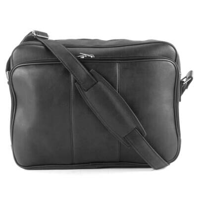 Black Leather Messenger Bag GM23248, MPN: GM23248,