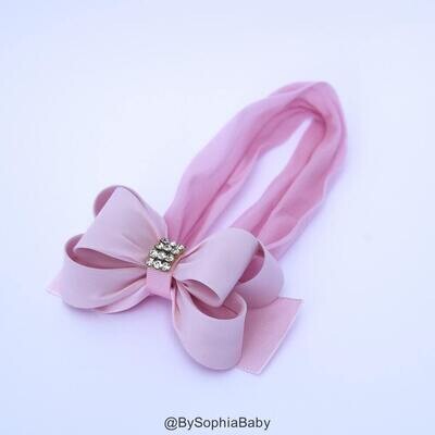 Light Pink Big Bow Headband Pink Baby Headband Bow Headband Newborn Headband Baby Girl Headband Pho…