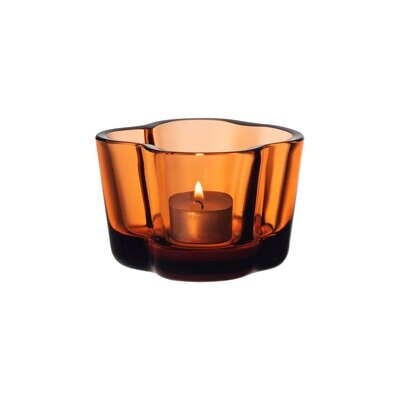 iittala Aalto Tealight Candleholder 2.25 Inch Seville Orange, MPN: 1051195, 6411923667265