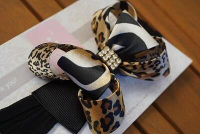 Baby Headband Leopard Cheetah Baby Headband Baby Big Bow Headband Newborn Headband Baby Girl Headba…
