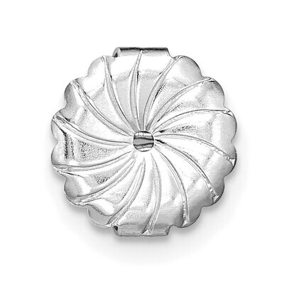 Ultra Heavy Friction Earring Nut 14k White Gold WG718, MPN: WG718,