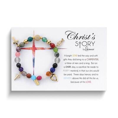 Christ&#39;s Story Agate Bracelet GM25583, MPN: GM25583, 89945716795