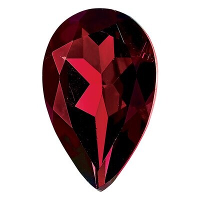 Garnet 8X5mm Pear AA Quality Gemstone GA-0805-PSF-AA, MPN: GA-0805-PSF-AA,