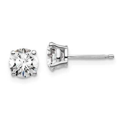 1 1/2Ctw Vs/Si, D E F, Lab Grown Diamond 4 Prong Earring 14k White Gold EM1006-150-WLD, MPN: EM1006…