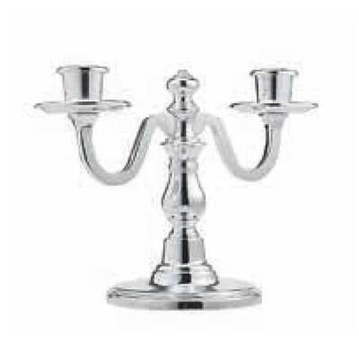 Ercuis Rencontre Candelabra 2 Lights 7.125 Inch Silver Plated F522502-02, MPN: F522502-02, 36606568…
