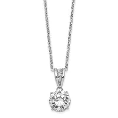 X &amp; O 8mm CZ Diamond 18 Inch Necklace Sterling Silver &amp; Gold-plated QCM139-18, MPN: QCM139-18, 1911…