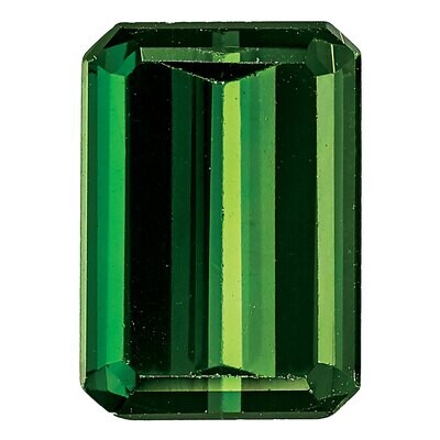 Green Tourmaline 8X6mm Emerald Cut AA Quality Gemstone GT-0806-OCE-AA, MPN: GT-0806-OCE-AA,