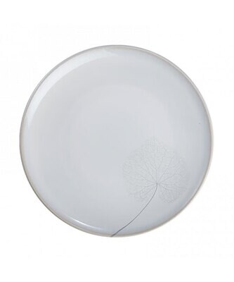 Mottahedeh Leaf White Silk Dessert Plate MS1002, MPN: MS1002,