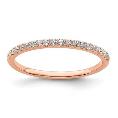 Diamond Wedding Band 14k Rose Gold RM6357B-017-RAA, MPN: RM6357B-017-RAA, 883957879482