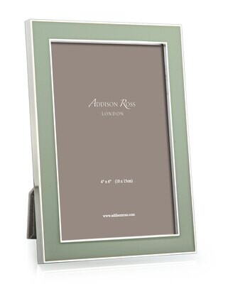 Addison Ross 5 x 7 Inch 15mm Enamel Sage Picture Frame Silver Plate FR1167, MPN: FR1167, UPC/EAN: 5…