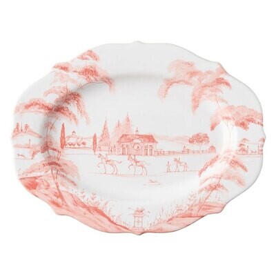 Juliska Country Estate Petal Pink 15 Inch Serving Platter CE55/51, MPN: CE55/51, 810882034440