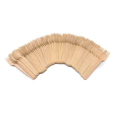 150-Piece Disposable Eco-Friendly Wooden Forks GM22662, MPN: GM22662, 788089152802