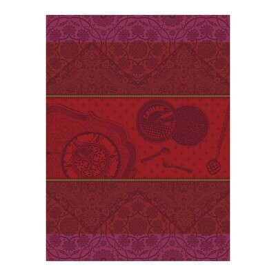 Le Jacquard Francais Tea Towel Tsar Red 100% Cotton 27194 Set of 4, MPN: 27194, 3660269271947