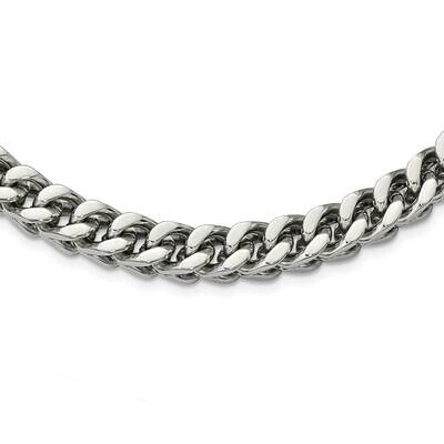 Heavy Wheat 24 Inch Necklace Stainless Steel SRN825-24 by Chisel, MPN: SRN825-24, 886774994529