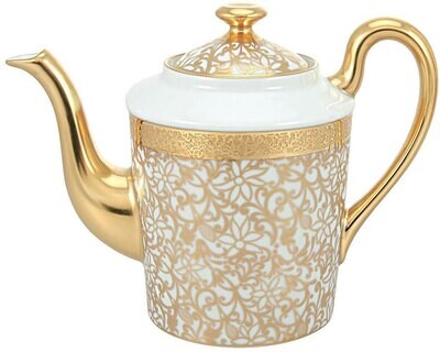 Raynaud Tolede Gold White Coffee Pot, MPN: 0523-19-431087, 3660006625545