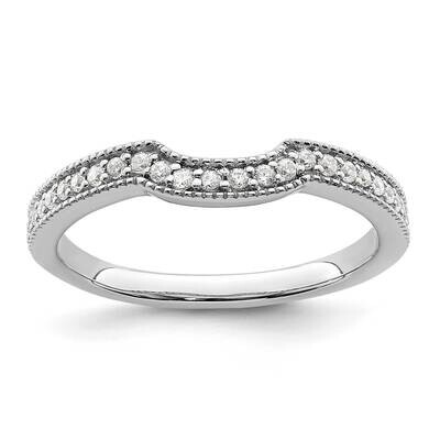 Si1/Si2, G H I, Wedding Band 14k White Gold Lab Grown Diamond RM7882B-017-WLG, MPN: RM7882B-017-WLG…