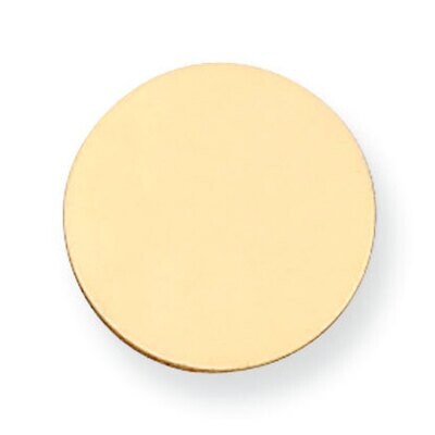 Round Stamping 14k Yellow Gold YG1010, MPN: YG1010,