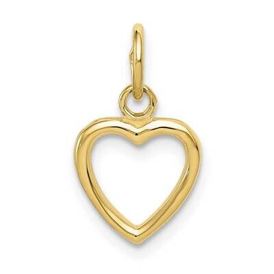Cut-Out Heart Pendant 10k Gold Polished 10C2152, MPN: 10C2152,