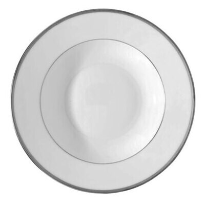 Raynaud Fontainebleau Platinum Filet Marli French Rim Soup Plate, MPN: 0185-17-250023, 3660006524855