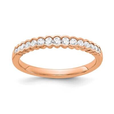 14Kr True Origin Vs/Si, D E F, Wedding Band Lab Grown Diamond RM6105B-025-RLD, MPN: RM6105B-025-RLD…