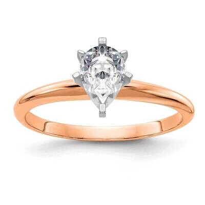1ct. 8x5mm G H I True Light Pear Moissanite Solitaire Ring 14k Rose Gold RGSH15A-12MT, MPN: RGSH15A…