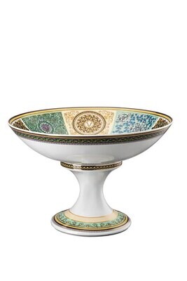 Versace Barocco Mosaic Bowl, footed 13 3/4 Inch, MPN: 11280-403728-22885, 790955172531