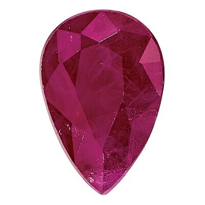 Ruby 5X3mm Pear C Quality Gemstone RU-0503-PSF-C, MPN: RU-0503-PSF-C,