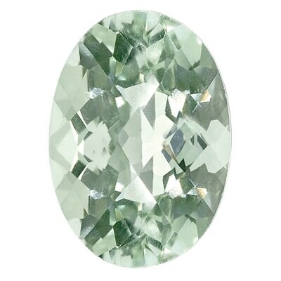 Green Quartz 11X9mm Oval Checkerboard AA Quality Gemstone GQ-1109-OVX-AA, MPN: GQ-1109-OVX-AA,