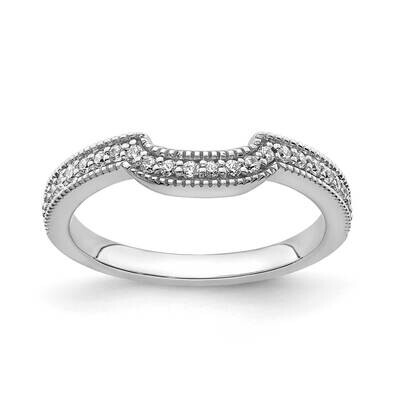 Si1/Si2, G H I, Wedding Band 14k White Gold Lab Grown Diamond RM7882B-019-WLG, MPN: RM7882B-019-WLG…
