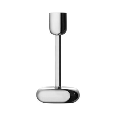 iittala Nappula Candleholder 7.25 Inch Stainless Steel, MPN: 1023319, 6411923658287
