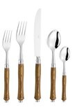 Capdeco Pluton Wood 5 Piece Place Setting PLU70-5SET, MPN: PLU70-5SET, 3700922717891