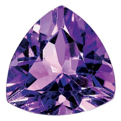 Amethyst 8mm Trillion AA Quality Gemstone AM-0800-TRF-AA, MPN: AM-0800-TRF-AA,