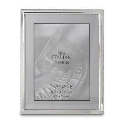 Polished Silver-plated 8 x 10 Inch Picture Frame Bead Border Design GM22284, MPN: GM22284, 75114806…