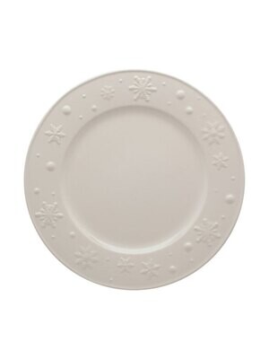 Bordallo Pinheiro Pinheiro Snow Flakes Dinner Plate Beige 65011238, MPN: 65011238, 5600876071613
