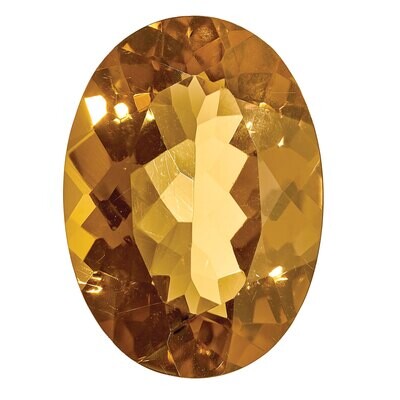 Whiskey Quartz 10X8mm Oval AA Quality Gemstone WQ-1008-OVF-AA, MPN: WQ-1008-OVF-AA,