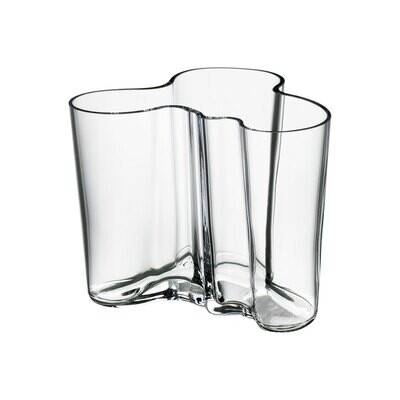 iittala Aalto Vase 4.75 Inch Clear, MPN: 1007039, 6411920004414
