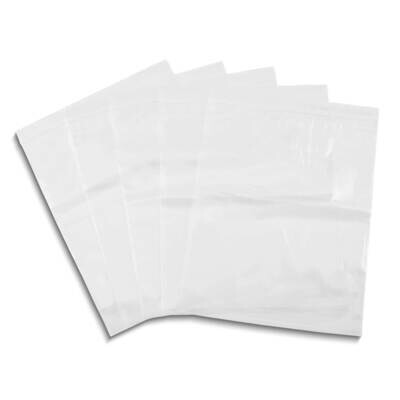 Box of 1000 8inx10in 10pks of 100 Reclosable 2mil White Block Zipper Bags JT5408/1, MPN: JT5408/1,