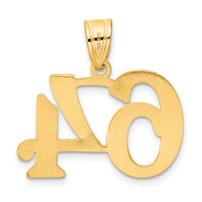 Number 64 Pendant 14k Gold Polished APN64, MPN: APN64, 196904079904