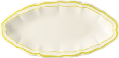 Gien Filet Citron Pickle Dish 1833CRAV22, MPN: 1833CRAV22, 840769064543