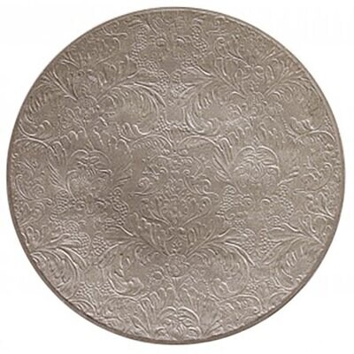 Raynaud Italian Renaissance Coupe Plate Flat Full Engraved Warm Grey 0817-47-113032, MPN: 0817-47-1…
